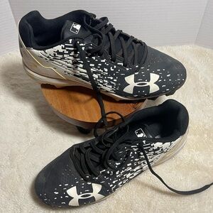 Under Armour Black and White Sneakers